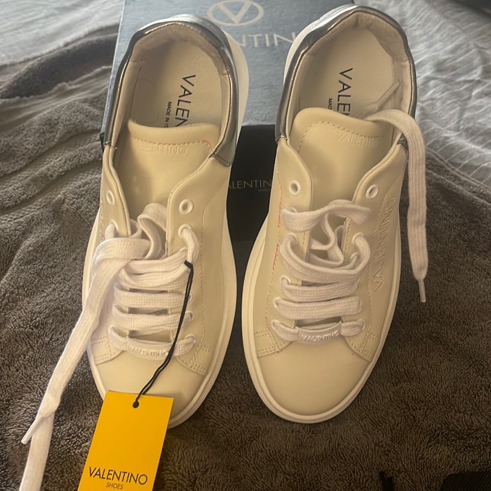 White sneakers